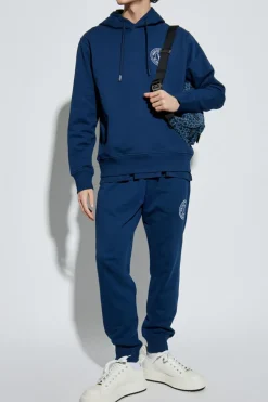 Versace Jeans Couture GRANATOWY Bluza z logo
