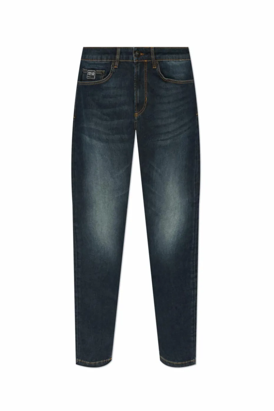 Versace Jeans Couture GRANATOWY Jeansy ze zwężanymi nogawkami