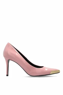 Versace Jeans Couture RÓŻOWY Buty na obcasie
