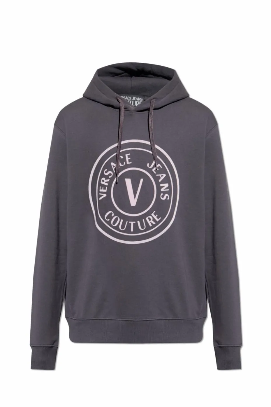 Versace Jeans Couture SZARY Bluza z kapturem