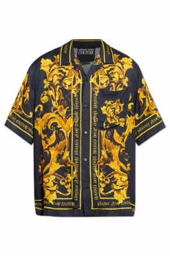 Versace Jeans Couture ŻÓŁTY Koszula z logo