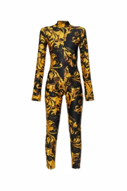 Versace Jeans Couture ŻÓŁTY Kombinezon o dopasowanym kroju