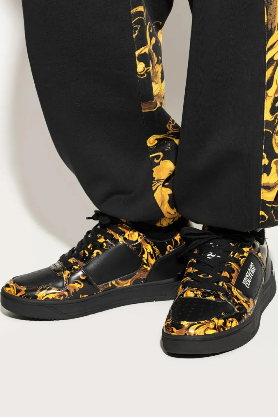 Versace Jeans Couture ŻÓŁTY Buty sportowe