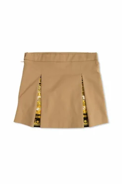 Versace Kids beżowy Spódnica z zaszewkami