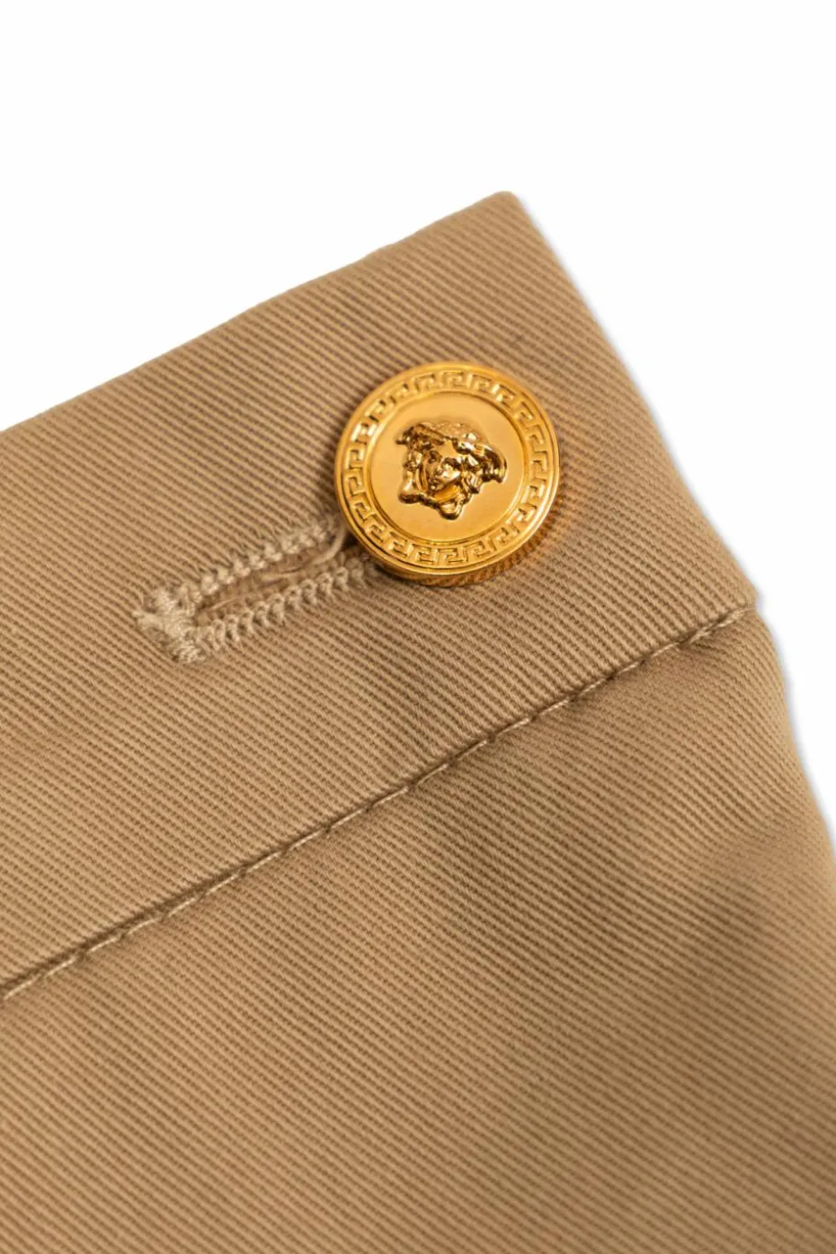 Versace Kids beżowy Spódnica z zaszewkami
