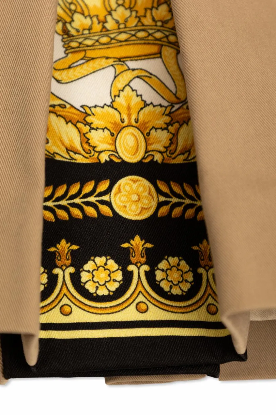 Versace Kids beżowy Spódnica z zaszewkami