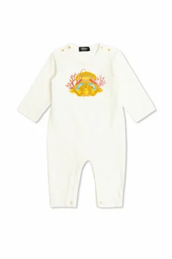 Versace Kids BIAŁY Body z logo