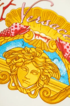 Versace Kids BIAŁY Body z logo