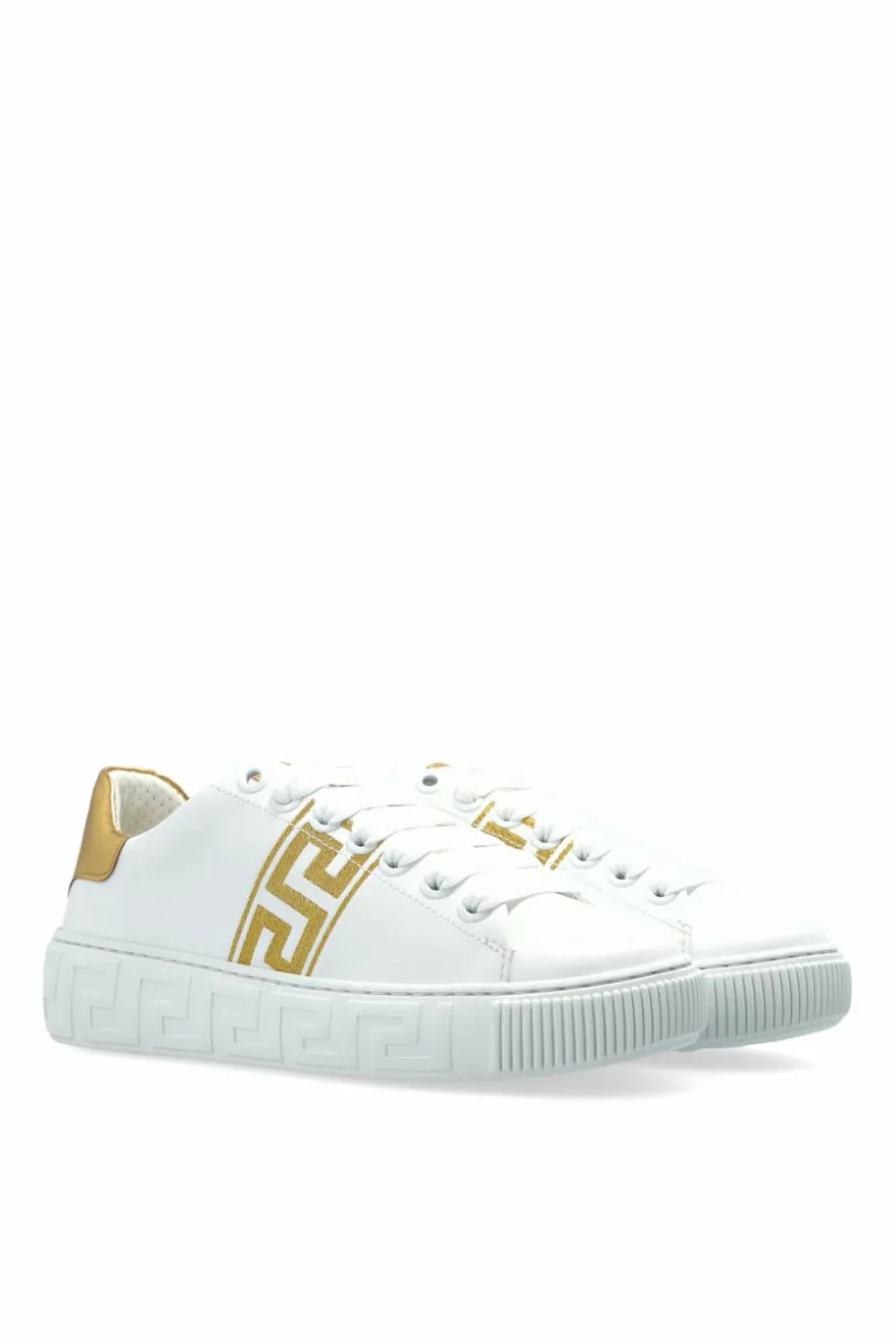 Versace Kids BIAŁY Buty sportowe z logo