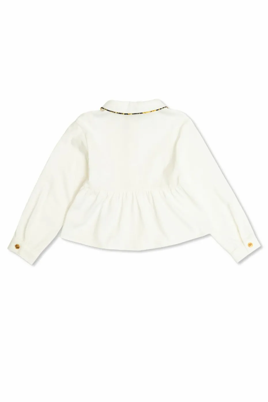Versace Kids BIAŁY Koszula z kołnierzem