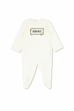 Versace Kids BIAŁY Pajacyk niemowlęcy