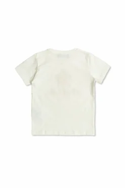 Versace Kids BIAŁY T-shirt z nadrukiem charakterystycznej głowy Meduzy