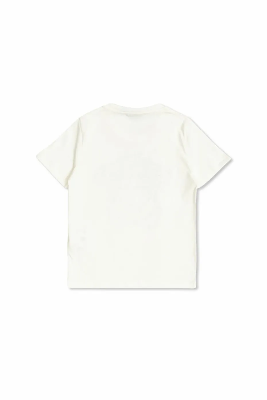Versace Kids BIAŁY T-shirt z połyskującymi aplikacjami