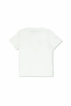 Versace Kids BIAŁY T-shirt z nadrukiem