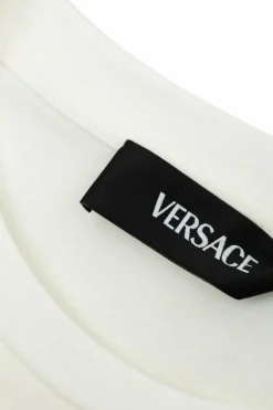 Versace Kids BIAŁY T-shirt z nadrukiem