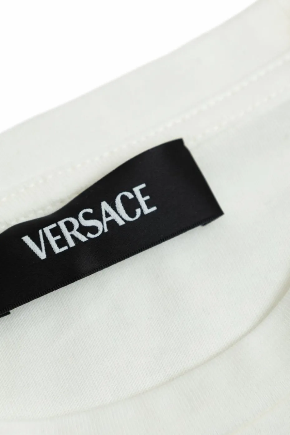 Versace Kids BIAŁY T-shirtz logo