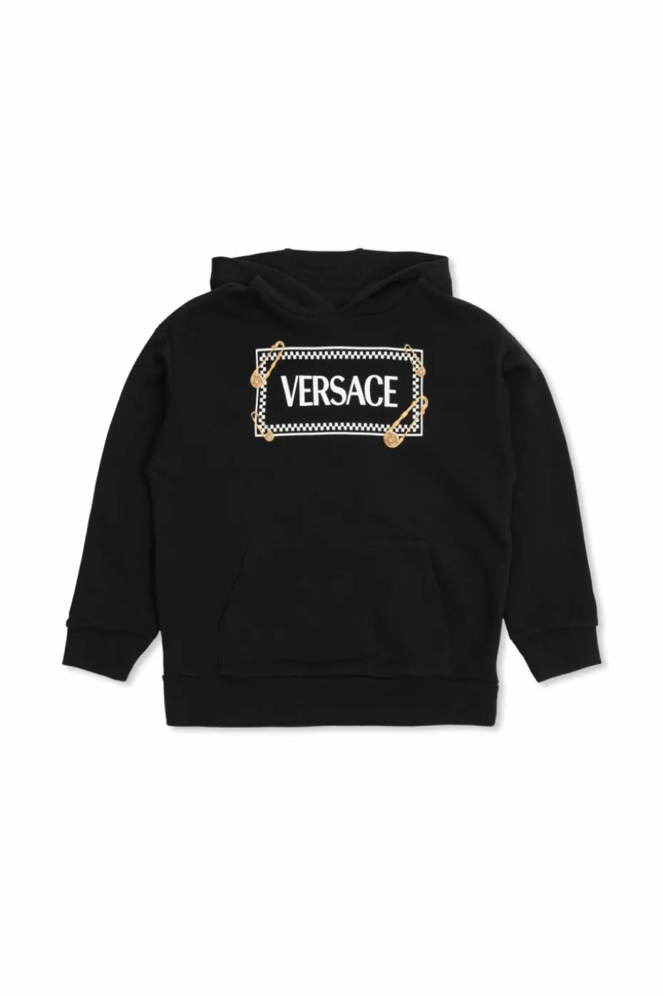 Versace Kids CZARNY Bluza z kapturem