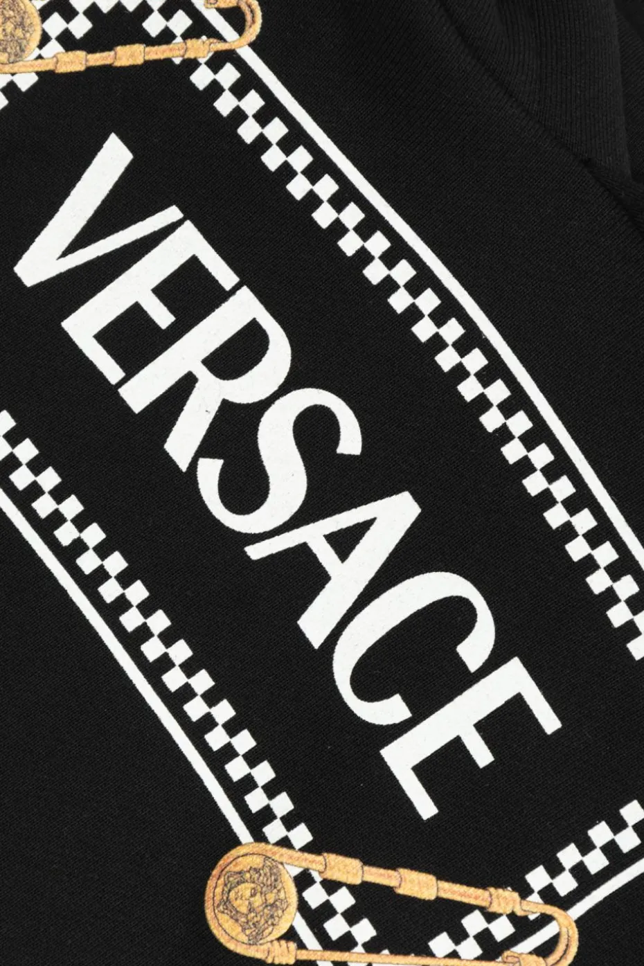 Versace Kids CZARNY Bluza z kapturem