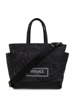 Versace Kids CZARNY Torba z wyszytym logo