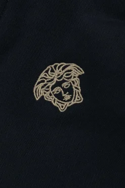 Versace Kids GRANATOWY Bluza z logo