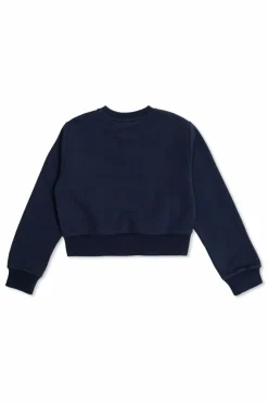 Versace Kids GRANATOWY Bluza z logo