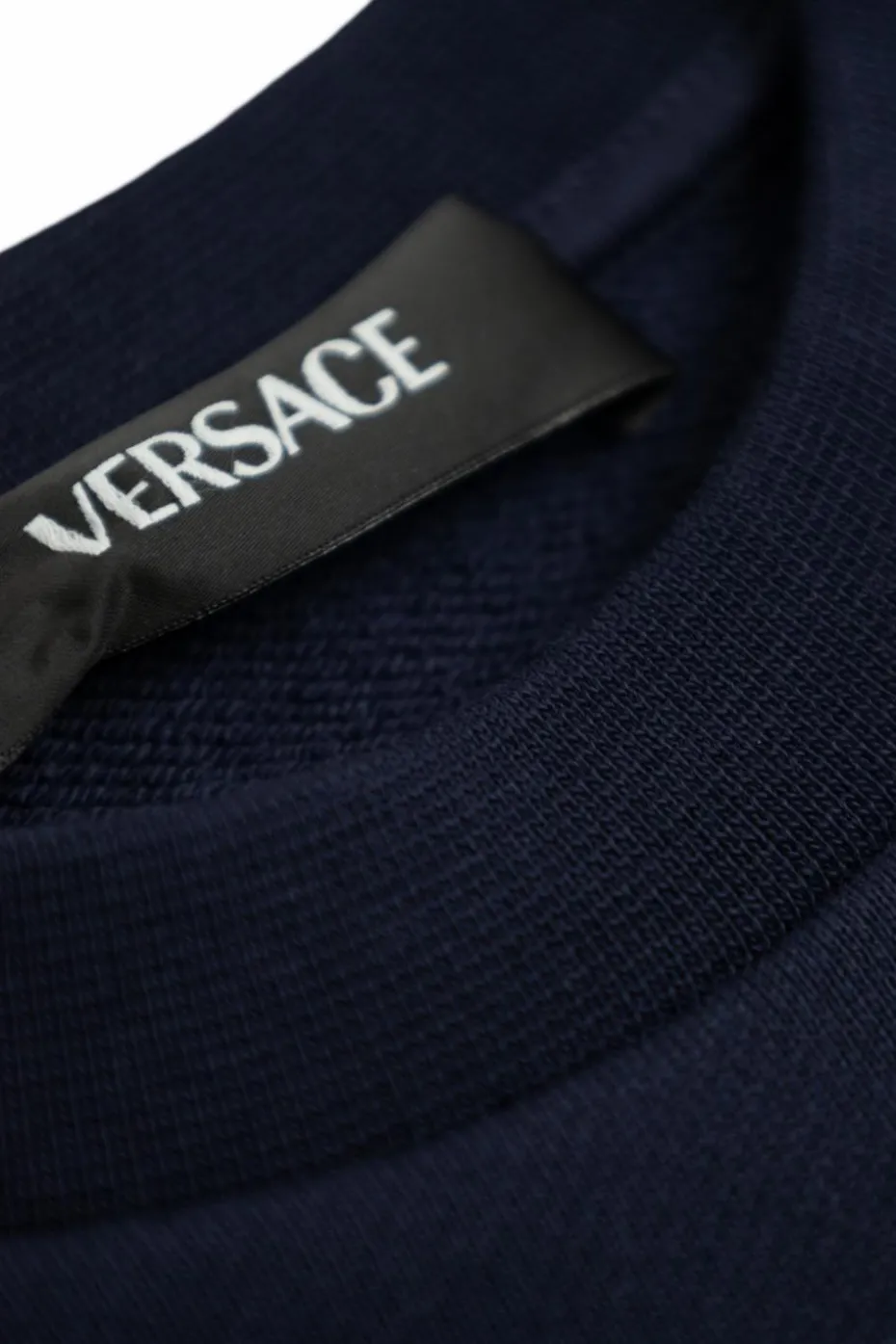 Versace Kids GRANATOWY Bluza z logo