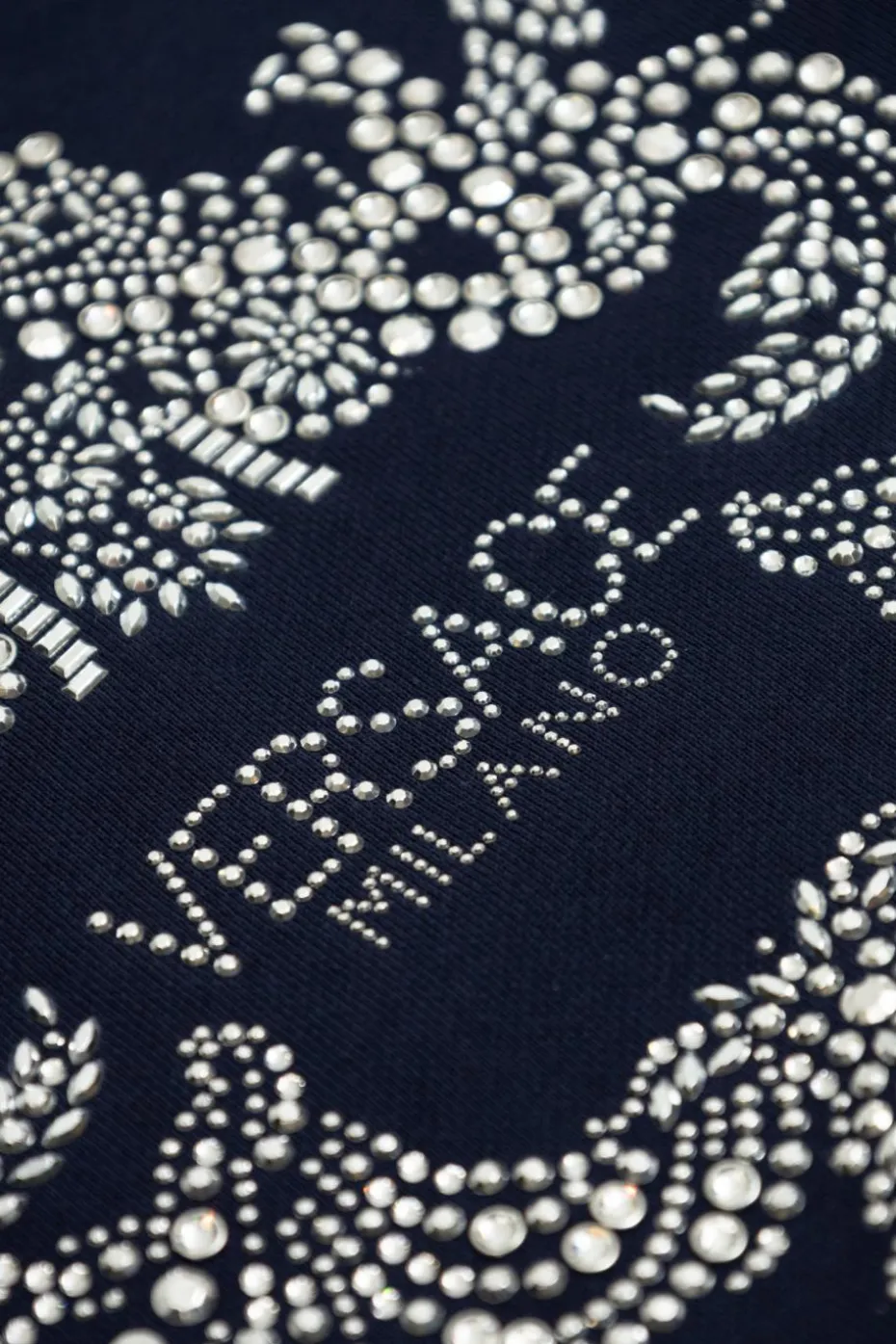 Versace Kids GRANATOWY Bluza z logo
