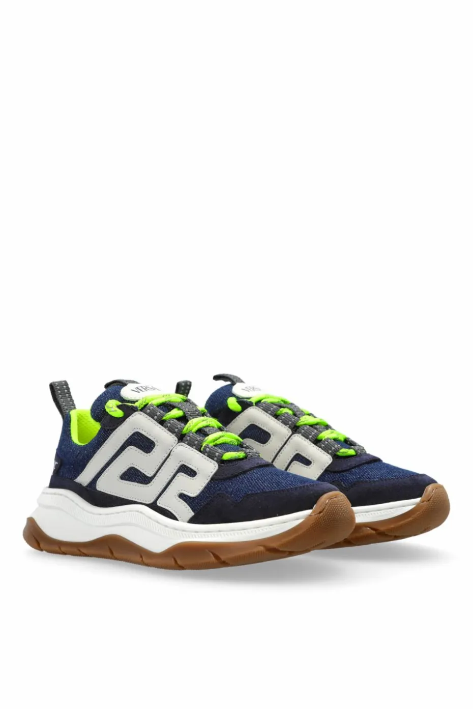 Versace Kids GRANATOWY Buty sportowe z logo