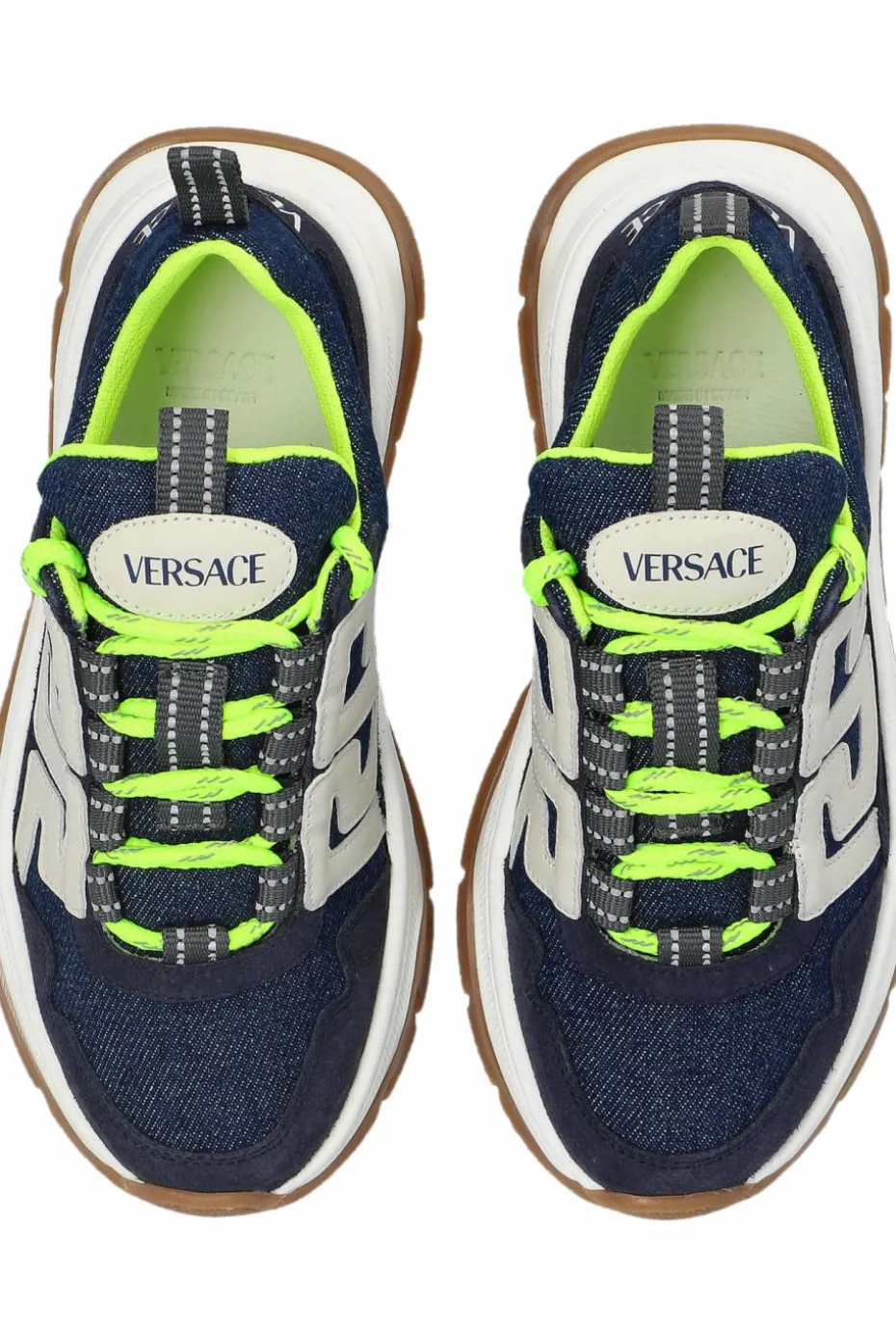 Versace Kids GRANATOWY Buty sportowe z logo