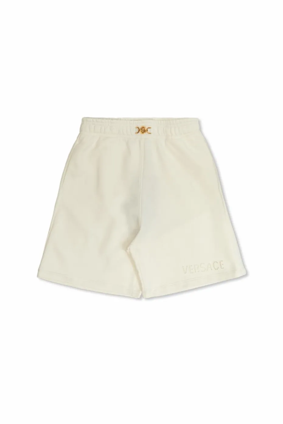 Versace Kids kremowy Dresowe szorty