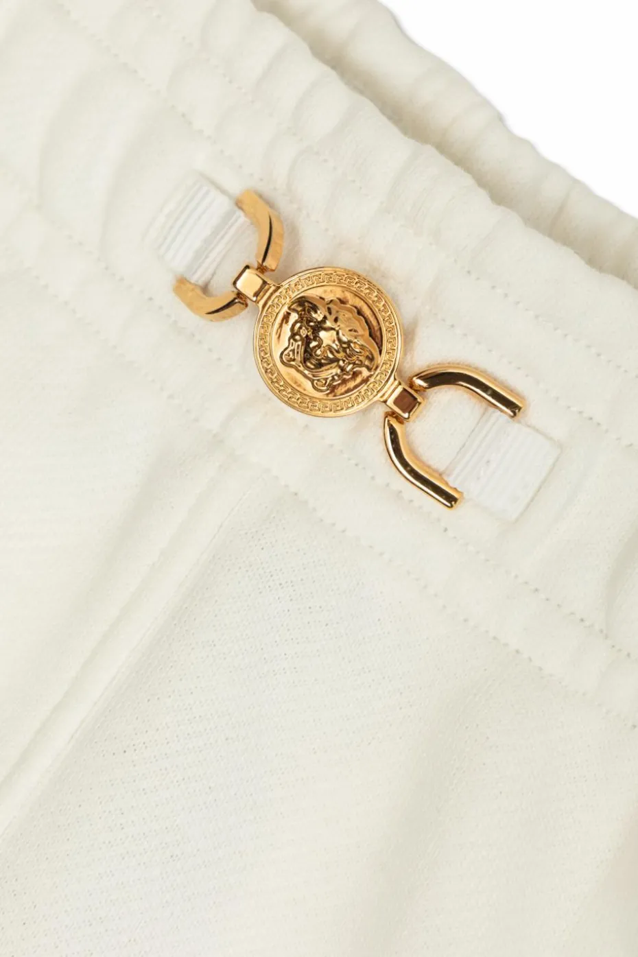 Versace Kids kremowy Dresowe szorty