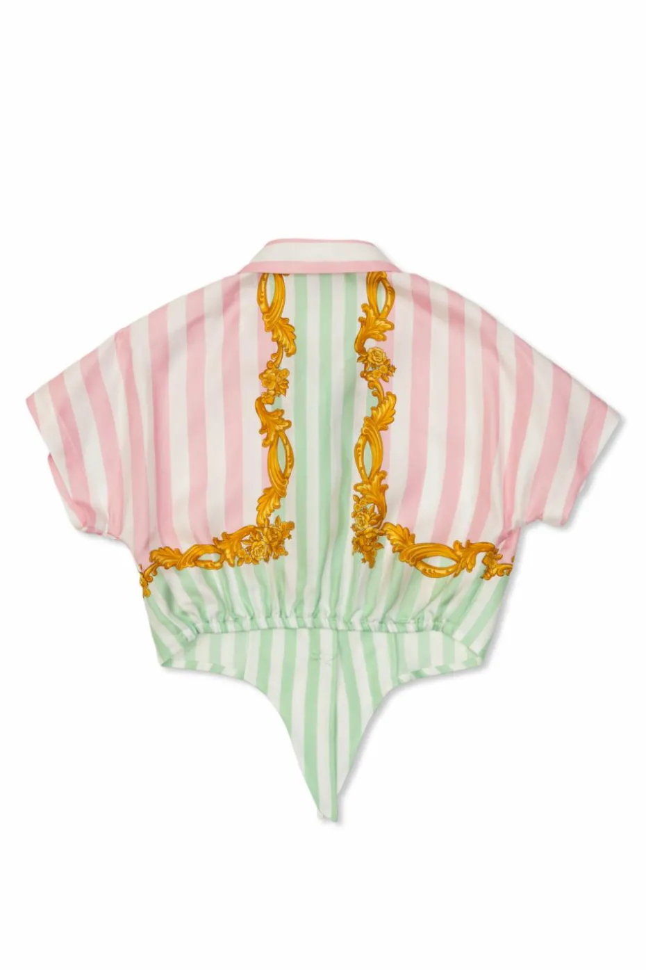 Versace Kids MULTIKOLOR Jedwabna koszula