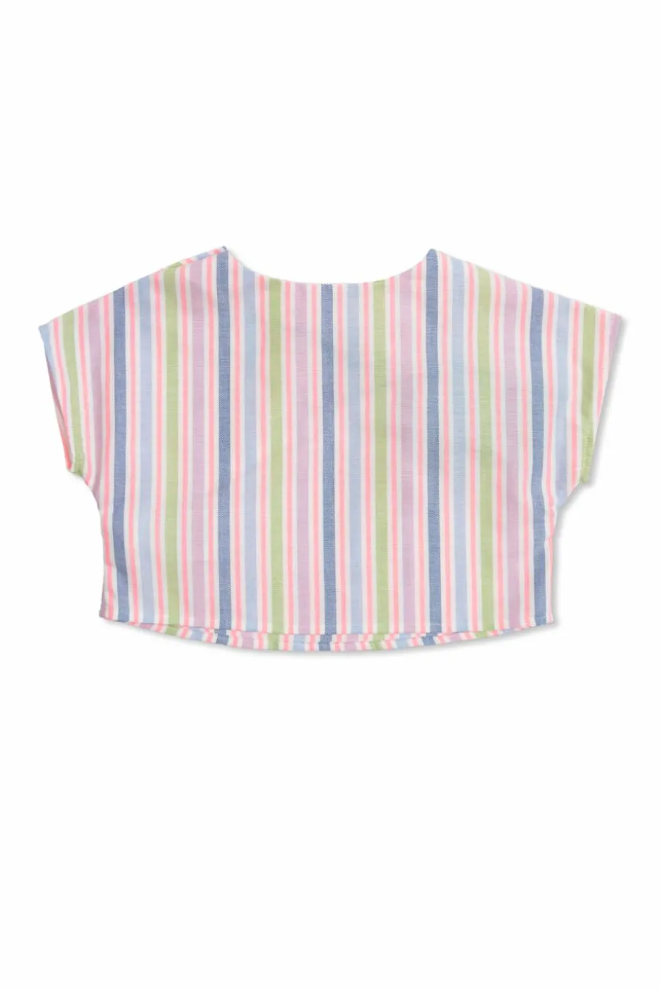 Versace Kids MULTIKOLOR Krótki top ze wzorem w pasy
