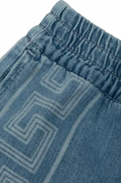 Versace Kids NIEBIESKI Jeansowe szorty