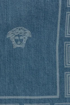 Versace Kids NIEBIESKI Jeansowe szorty