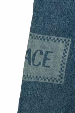 Versace Kids NIEBIESKI Jeansy z logo