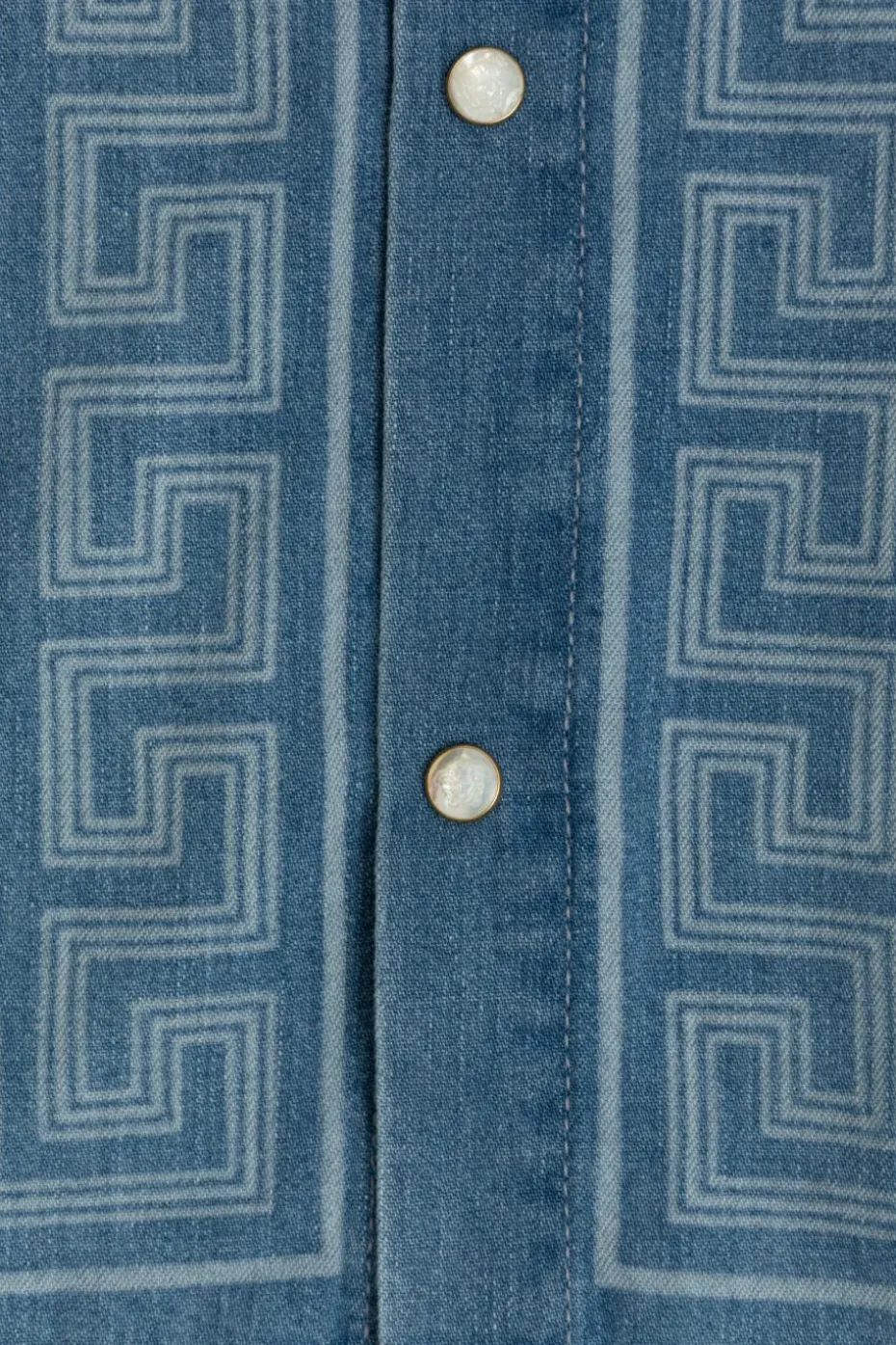 Versace Kids NIEBIESKI Jeansowa koszula
