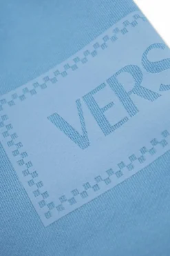 Versace Kids NIEBIESKI Spodnie z logo