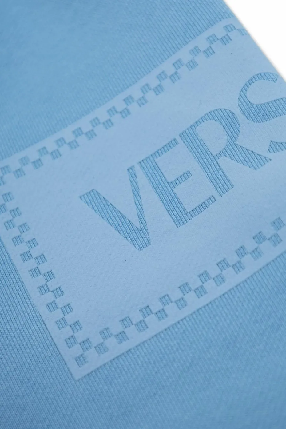 Versace Kids NIEBIESKI Spodnie z logo