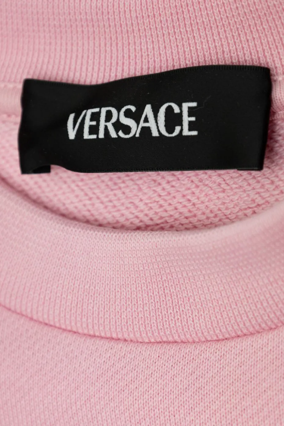Versace Kids RÓŻOWY Bluza z logo
