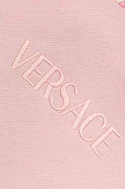 Versace Kids RÓŻOWY Bluza z kapturem