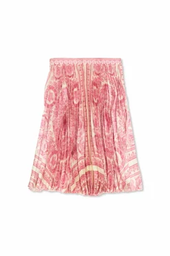 Versace Kids RÓŻOWY Plisowana spódnica