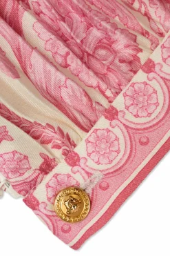 Versace Kids RÓŻOWY Plisowana spódnica