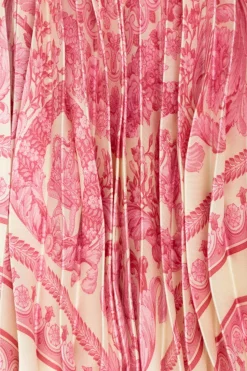 Versace Kids RÓŻOWY Plisowana spódnica