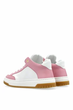 Versace Kids RÓŻOWY Skórzane buty sportowe