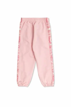 Versace Kids RÓŻOWY Spodnie dresowe z nadrukiem