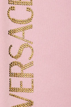 Versace Kids RÓŻOWY Spodnie dresowe