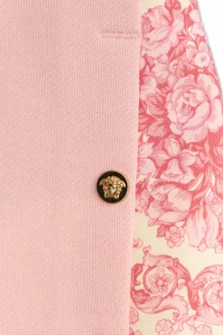 Versace Kids RÓŻOWY Sukienka z krótkim rękawem