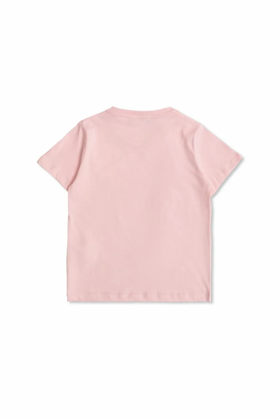 Versace Kids RÓŻOWY T-shirt z nadrukowanym logo