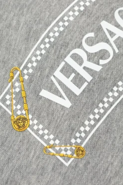 Versace Kids SZARY Bluza z kapturem